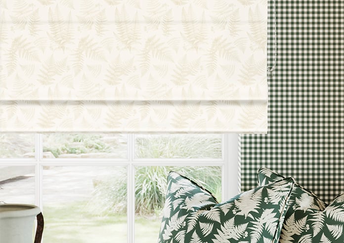 Fernswood, Walls White - Twist&Fit Roman Blind - Image 5